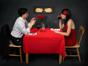 Margeaux Walter: Third Wheel, 3-D Photographic Lenticular, 30 x 40 inches from the TMI series